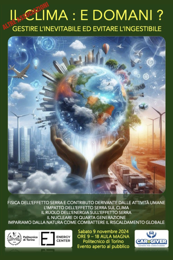 Il clima: e domani? Gestire l'inevitabile ed evitare l'ingestibile