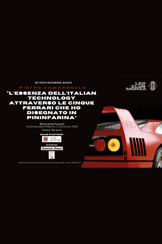 Pietro Camardella: L'essenza dell'Italian technology attraverso le cinque Ferrari che ho disegnato in Pinifarina
