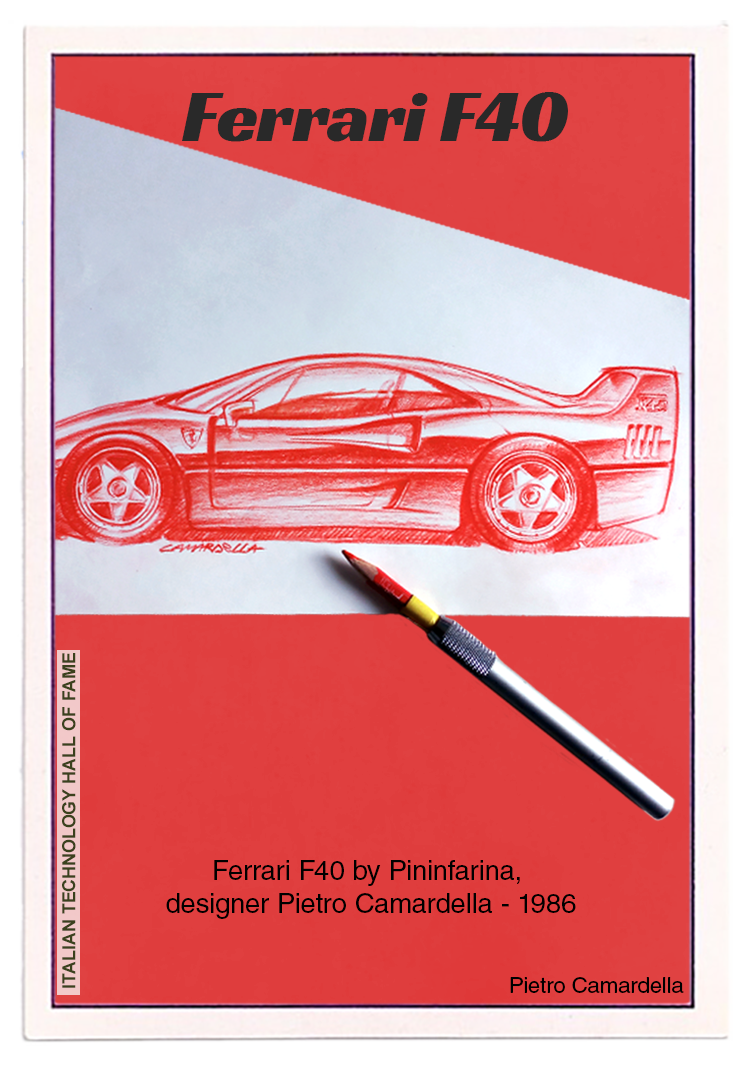 Sticker: Ferrari F40